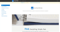 Desktop Screenshot of docuportal.de
